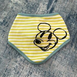 Disney Mickey Yellow Striped Bib